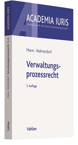 Abbildung von Mann / Wahrendorf | Verwaltungsprozessrecht | 5. Auflage | 2026 | beck-shop.de