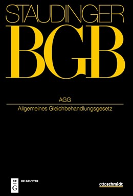Cover: von Staudinger, Allgemeines Gleichbehandlungsgesetz