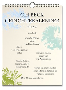 Cover:, C.H. Beck Gedichtekalender