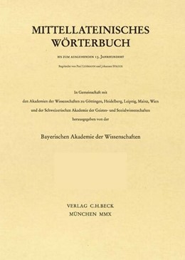 Cover:, Mittellateinisches Wörterbuch  51. Lieferung (irroro - kyrius)