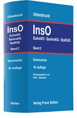 Abbildung von Uhlenbruck | Insolvenzordnung: InsO, Band 2: EuInsVO, SanInsKG (früher COVInsAG), StaRUG - Kommentar | 16., völlig neu bearbeitete Auflage | 2023 | beck-shop.de