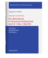 Abbildung von Schaperdot / Potthoff | Der Betriebsrat im Gemeinschaftsbetrieb nach § 1 Abs. 2 BetrVG | 2022 | beck-shop.de
