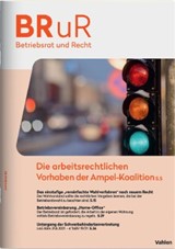 Abbildung von BRuR • Betriebsrat und Recht | 4. Jahrgang | 2025 | beck-shop.de