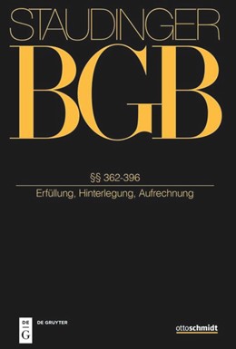 Cover: Kern / Bieder / Löwisch, §§ 362-396 (Erfüllung, Hinterlegung, Aufrechnung)