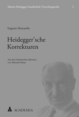 Cover: Mazzarella, Heidegger’sche Korrekturen