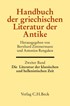 Cover: Zimmermann / Rengakos, Handbuch der griechischen Literatur der Antike Bd. 2: Die Literatur der klassischen und hellenistischen Zeit