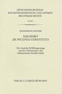 Cover: Platschek, Münchener Beiträge zur Papyrusforschung Heft 106:  Das Edikt De pecunia constituta