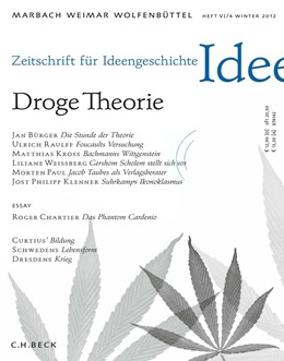 Cover: Raulff / Schlak, Zeitschrift für Ideengeschichte Heft VI/4 Winter 2012
