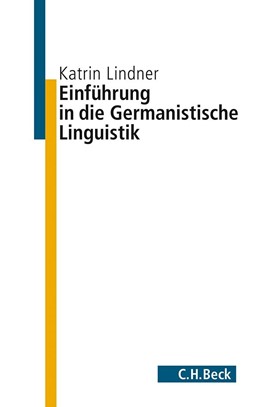 Cover: Lindner, Einführung in die germanistische Linguistik