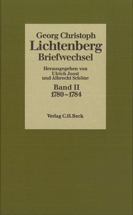 Cover: , Lichtenberg Briefwechsel  Bd. 2: 1780-1784
