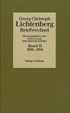 Cover: , Lichtenberg Briefwechsel  Bd. 2: 1780-1784