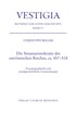 Cover: Begass, Die Senatsaristokratie des oströmischen Reiches, ca. 457-518
