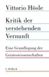 Cover: Hösle, Kritik der verstehenden Vernunft