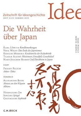 Cover: Klenner / Norton, Zeitschrift für Ideengeschichte Heft XIII/2 Sommer 2019