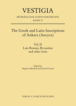 Cover: Mitchell / French, The Greek and Latin Inscriptions of Ankara (Ancyra)