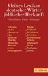 Cover: Althaus, Kleines Lexikon deutscher Wörter jiddischer Herkunft