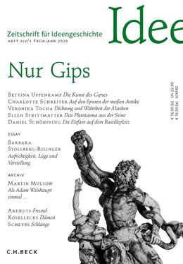 Cover: Asal / Völlnagel, Zeitschrift für Ideengeschichte Heft XIV/1 Frühjahr 2020