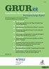 Cover: , GRUR-RR • Gewerblicher Rechtsschutz und Urheberrecht Rechtsprechungs-Report
