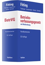 Abbildung von Fitting / Trebinger / Linsenmaier / Schelz / Schmidt | Betriebsverfassungsgesetz: BetrVG - mit Wahlordnung | 32. Auflage | 2024 | beck-shop.de