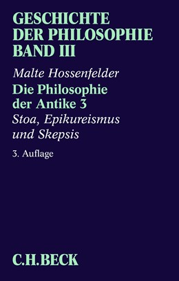 Cover: , Die Philosophie der Antike 3