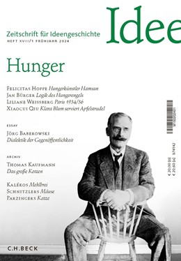 Cover: Hacke / Richter, Zeitschrift für Ideengeschichte Heft XVIII/1 Frühjahr 2024