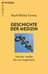 Cover: Leven, Geschichte der Medizin
