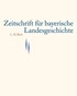 Cover:, Zeitschrift für bayerische Landesgeschichte Band 87 Heft 1/2024