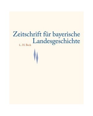 Cover: , Zeitschrift für bayerische Landesgeschichte Band 87 Heft 2/2024