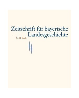 Cover: , Zeitschrift für bayerische Landesgeschichte Band 87 Heft 3/2024