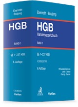 Abbildung von Ebenroth / Boujong | Handelsgesetzbuch: HGB, Band 1: §§ 1-237 | 6. Auflage | 2027 | beck-shop.de