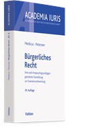 Abbildung von Medicus / Petersen | Bürgerliches Recht - Eine nach Anspruchsgrundlagen geordnete Darstellung zur Examensvorbereitung | 30. Auflage | 2025 | beck-shop.de