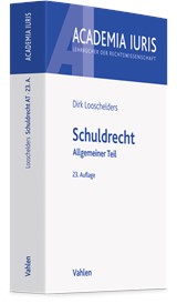 Abbildung von Looschelders | Schuldrecht Allgemeiner Teil: Schuldrecht AT | 23. Auflage | 2025 | beck-shop.de
