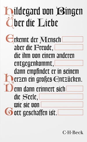 Cover: Hildegard Von Bingen, Über die Liebe