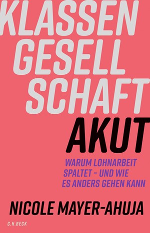 Cover: Nicole Mayer-Ahuja, Klassengesellschaft akut