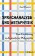 Cover: Hutter, Sprachanalyse und Metaphysik