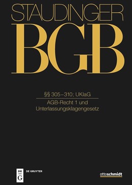 Cover: Coester-Waltjen / Mäsch / Piekenbrock / Wendland, §§ 305-310; UKlaG (AGB-Recht 1 und Unterlassungsklagengesetz)