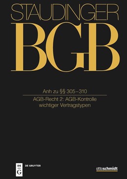 Cover: Bieder / Billing / Gutmann u.a., Anhang zu §§ 305-310 (AGB-Recht 2: AGB-Kontrolle wichtiger Vertragstypen)