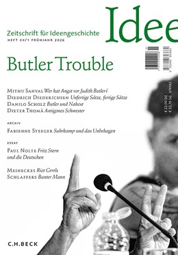 Cover: , Zeitschrift für Ideengeschichte Heft XX/1 Frühjahr 2026