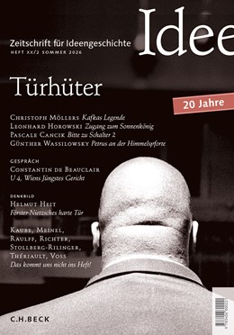 Cover: , Zeitschrift für Ideengeschichte Heft XX/2 Sommer 2026