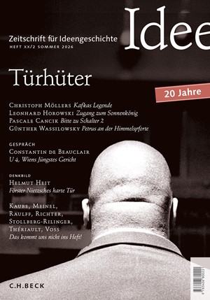 Cover: , Zeitschrift für Ideengeschichte Heft XX/2 Sommer 2026