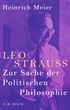 Cover: Meier, Leo Strauss