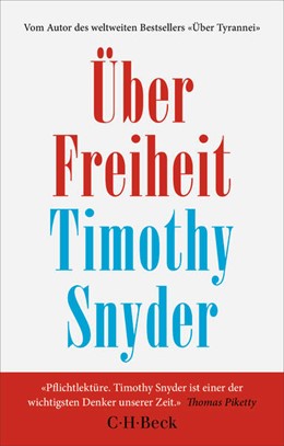 Cover: Snyder, Timothy, Über Freiheit