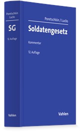 Abbildung von Poretschkin / Lucks | Soldatengesetz: SG - sowie Reservistengesetz | 12. Auflage | 2026 | beck-shop.de