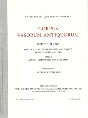 Cover: Yasmin Olivier-Trottenberg, Corpus Vasorum Antiquorum Deutschland Bd. 114:  Dresden Band 6