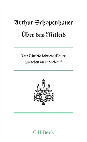Cover: Arthur Schopenhauer, Über das Mitleid