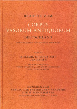 Cover: , Keramik in einer Zeit der Krisen