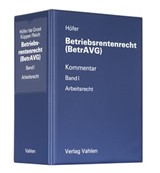 Abbildung von Höfer | Betriebsrentenrecht (BetrAVG) Bd. 1 Arbeitsrecht Ordner Bd. I/2 • 1 Ersatzordner (leer) | 0 | beck-shop.de