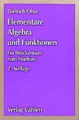 Abbildung von Ohse | Elementare Algebra und Funktionen - Ein Brückenkurs zum Studium | 2., verbesserte Auflage | 2000 | beck-shop.de