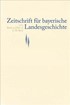 Cover:, Zeitschrift für bayerische Landesgeschichte Band 73 Heft 3/2010