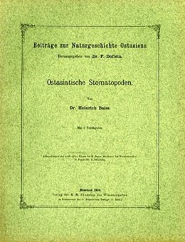 Cover: , Ostasiatische Stomatopoden